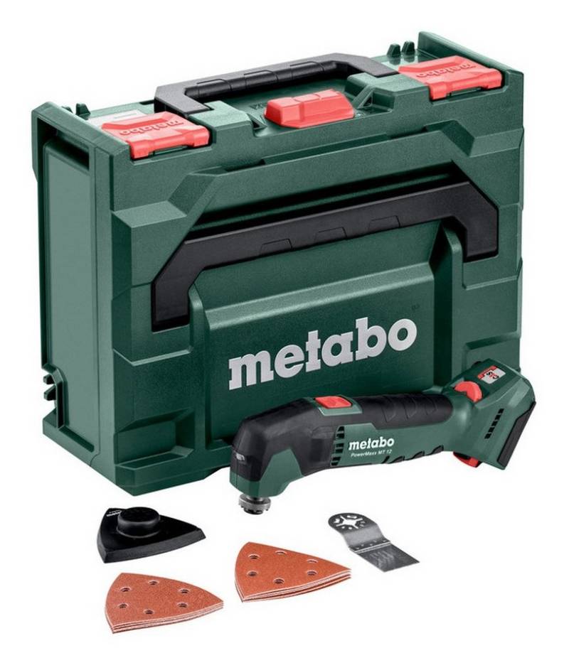 metabo Akku-Multischleifer PowerMaxx MT 12, 18000 U/min, Multitool Ohne Akku in metaBox 145 metabo Akku-Multischleifer PowerMaxx MT 12, 18000 U/min, Multitool Ohne Akku in metaBox 145 von metabo