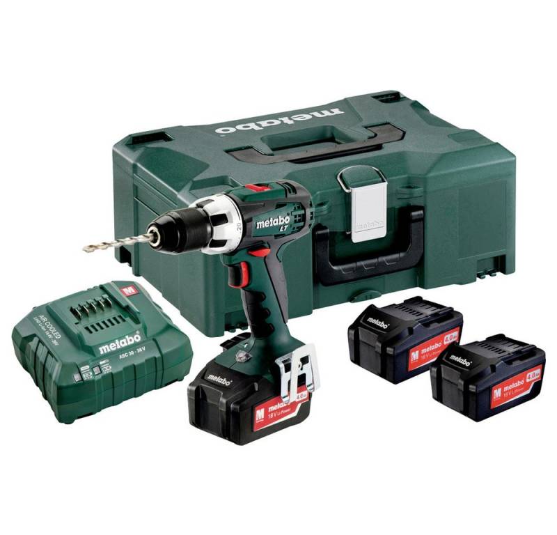 metabo Akku-Ratschenschrauber Metabo BS 18 LT SET 602102960 Akku-Bohrschrauber 18 V 4.0 Ah Li-Ion i von metabo