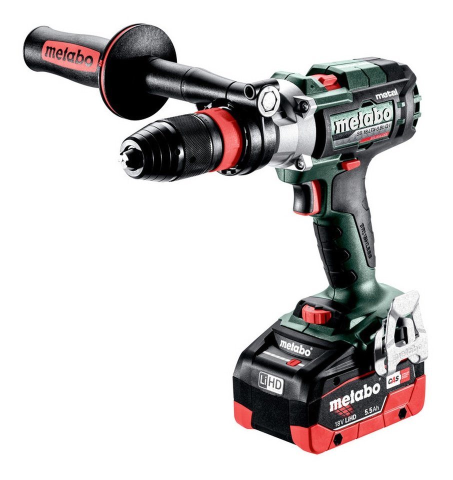 metabo Akku-Schlagbohrschrauber SB 18 LTX-3 BL Q I, 18 V, Metal 2 x 5,5 Ah LiHD in metaBox 145 L von metabo