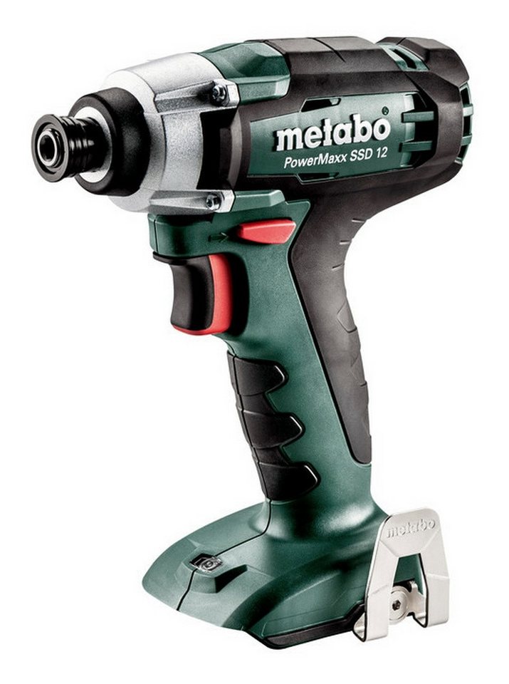 metabo Akku-Schlagschrauber PowerMaxx SSD 12, 2500 U/min, 115 Nm, Ohne Akku in MetaBOX 118 von metabo