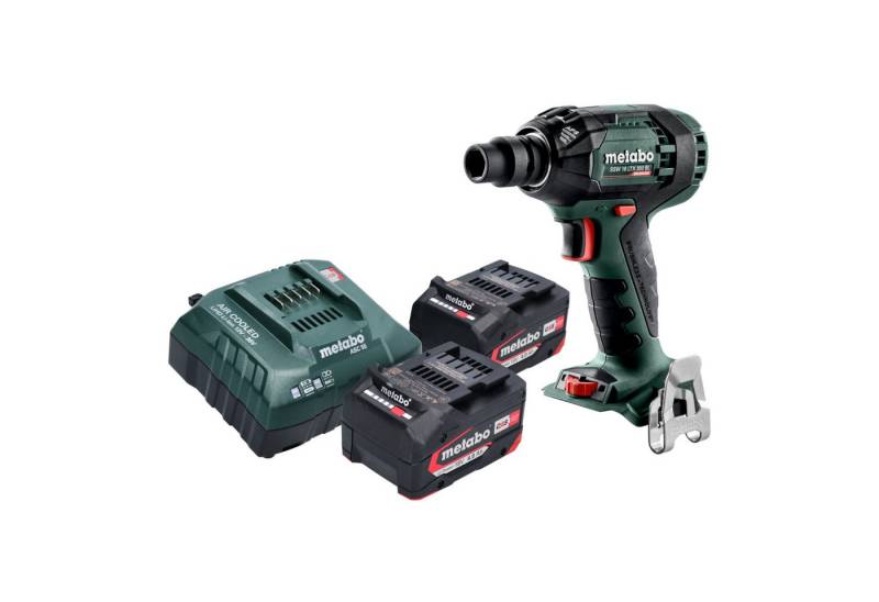 metabo Akku-Schlagschrauber SSW 18 LTX 300 BL 18 V 300 Nm 1/2" + 2x Akku 4,0 Ah + Ladegerät von metabo