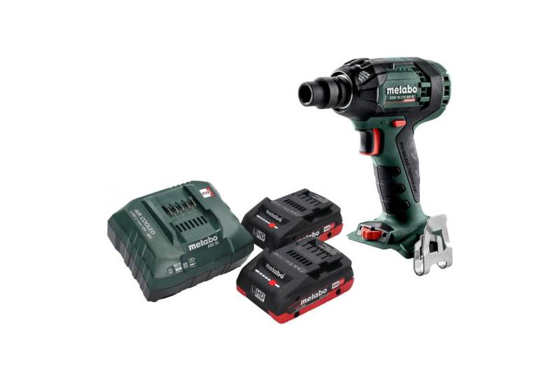 metabo Akku-Schlagschrauber SSW 18 LTX 300 BL 18 V 300 Nm 1/2" + 2x LiHD Akku 4,0 Ah + Lader von metabo