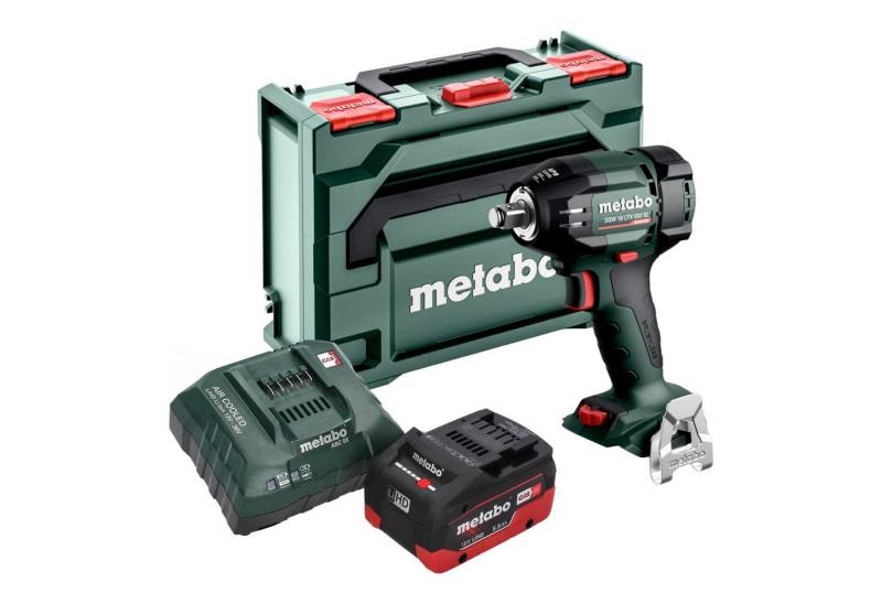 metabo Akku-Schlagschrauber SSW 18 LTX 550 BL 18 V + 1x LiHD Akku 5,5Ah + Ladegerät + metaBOX von metabo