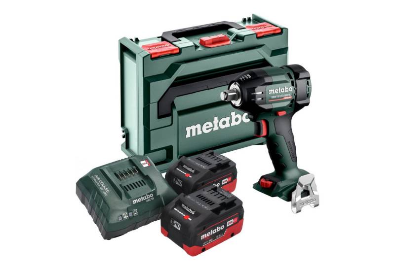 metabo Akku-Schlagschrauber SSW 18 LTX 550 BL 18 V + 2x LiHD Akku 5,5Ah + Ladegerät + metaBOX von metabo