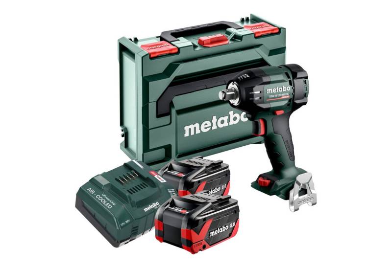 metabo Akku-Schlagschrauber SSW 18 LTX 550 BL 18V + 2x LiHDX Akku 8,0Ah + Ladegerät + metaBOX metabo Akku-Schlagschrauber SSW 18 LTX 550 BL 18V + 2x LiHDX Akku 8,0Ah + Ladegerät + metaBOX von metabo