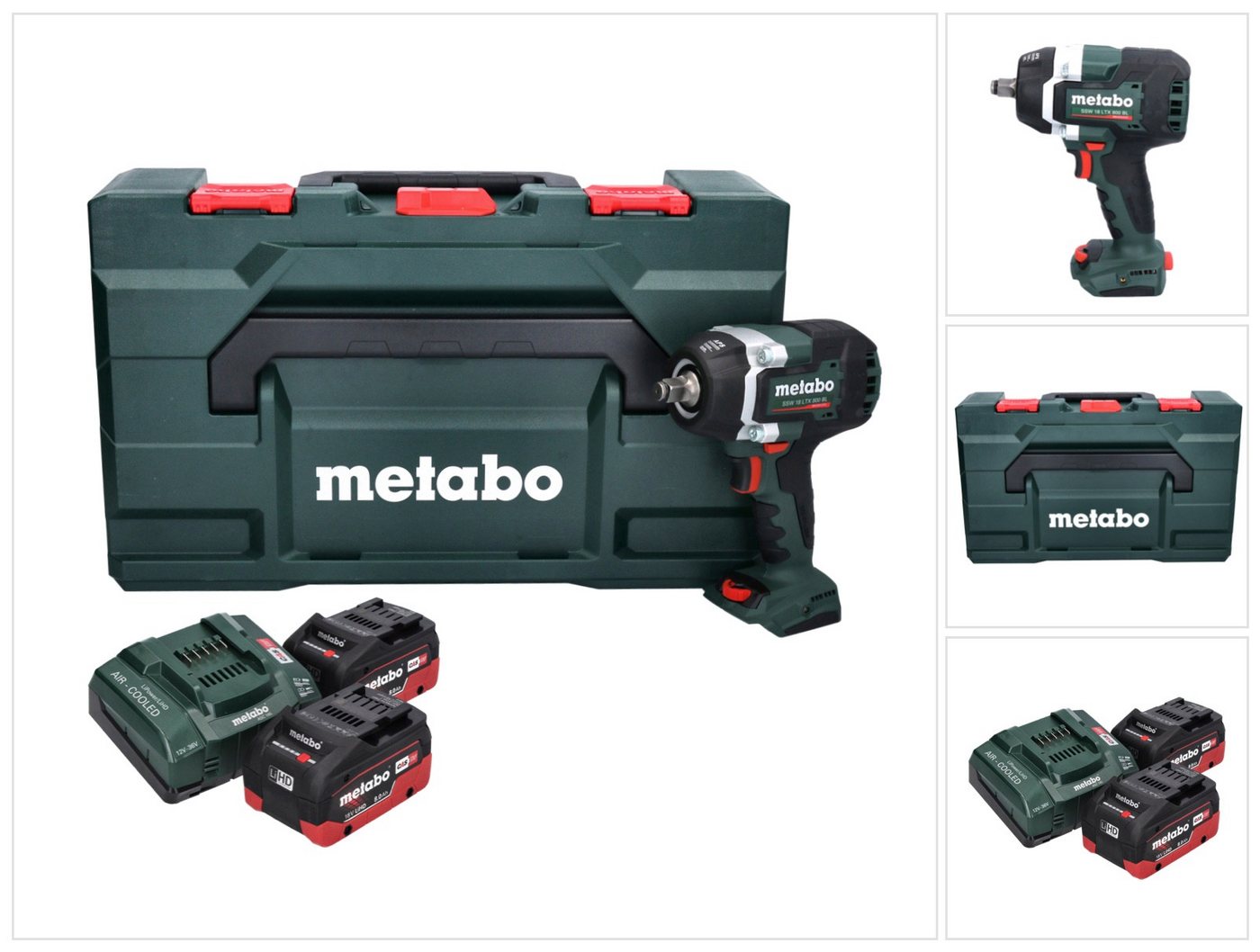 metabo Akku-Schlagschrauber SSW 18 LTX 800 BL Akku Schlagschrauber 18 V 800 Nm 1/2" Brushless + 2 metabo Akku-Schlagschrauber SSW 18 LTX 800 BL Akku Schlagschrauber 18 V 800 Nm 1/2" Brushless + 2 von metabo