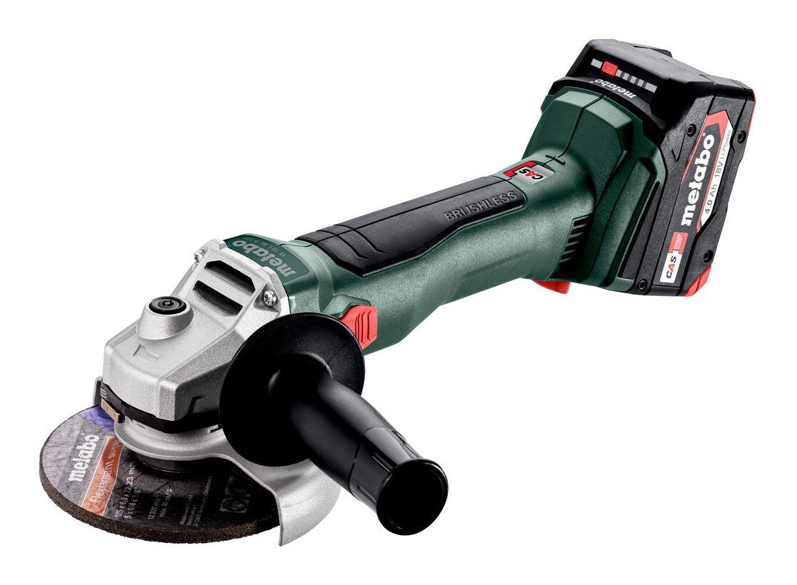 metabo Akku-Winkelschleifer W 18 L BL 9-125, max. 10000 U/min, 2 x 4 Ah Li-Ion in metaBox 165 L metabo Akku-Winkelschleifer W 18 L BL 9-125, max. 10000 U/min, 2 x 4 Ah Li-Ion in metaBox 165 L von metabo