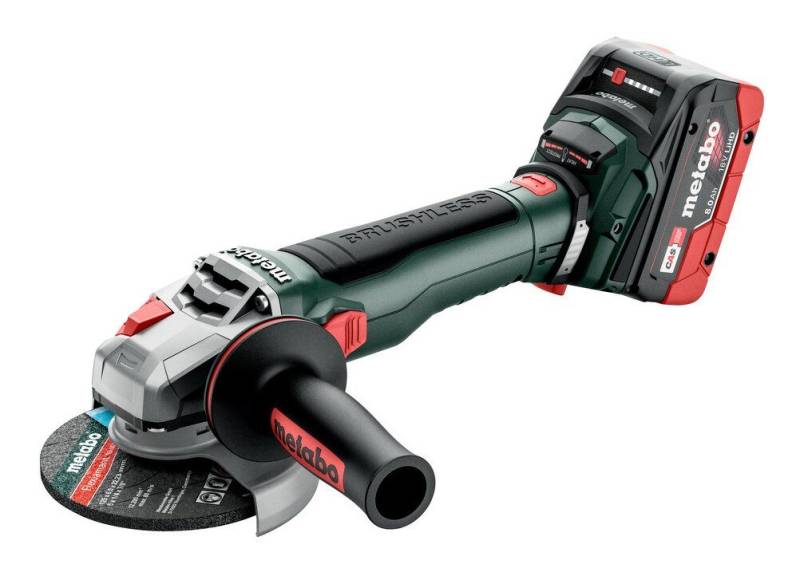 metabo Akku-Winkelschleifer WB 18 LT BL 11-125 Quick, max. 10000 U/min, 2 x 8 Ah LiHD in MetaBox metabo Akku-Winkelschleifer WB 18 LT BL 11-125 Quick, max. 10000 U/min, 2 x 8 Ah LiHD in MetaBox von metabo