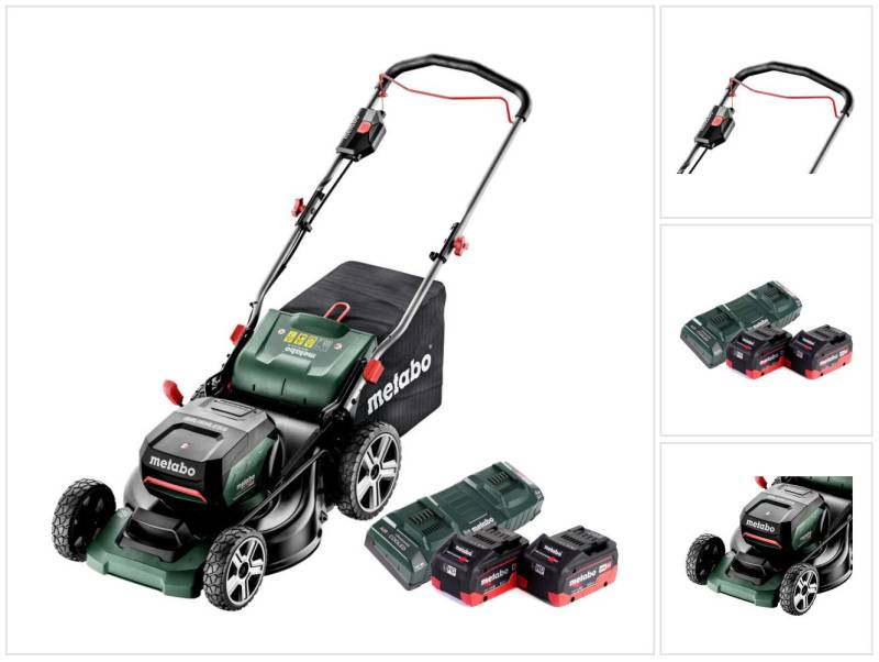 metabo Akkurasenmäher RM 36-18 LTX BL 46 Akku Rasenmäher 36 V (2x 18 V) 46 cm Brushless + von metabo