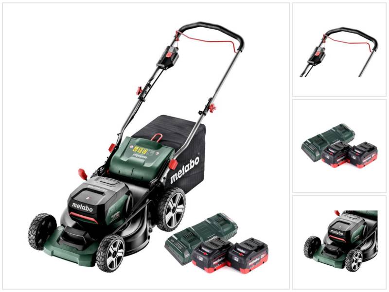 metabo Akkurasenmäher RM 36-18 LTX BL 46 Akku Rasenmäher 36 V (2x 18 V) 46 cm Brushless + von metabo