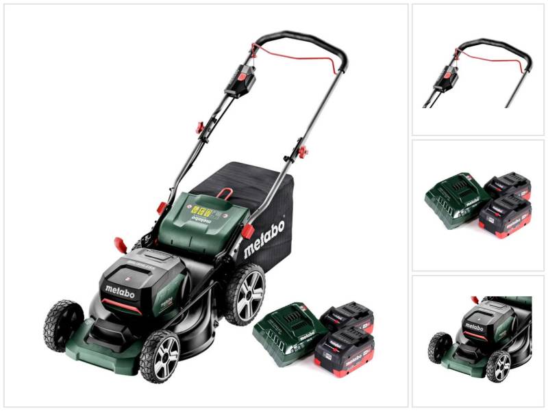 metabo Akkurasenmäher RM 36-18 LTX BL 46 Akku Rasenmäher 36 V (2x 18 V) 46 cm Brushless + von metabo