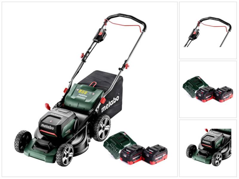 metabo Akkurasenmäher RM 36-18 LTX BL 46 Akku Rasenmäher 36 V (2x 18 V) 46 cm Brushless + von metabo