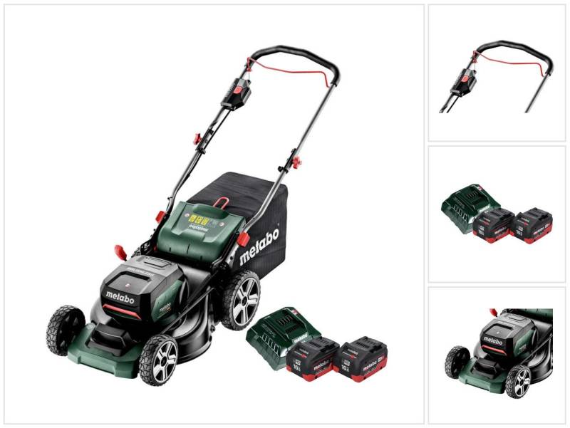 metabo Akkurasenmäher RM 36-18 LTX BL 46 Akku Rasenmäher 36 V (2x 18 V) 46 cm Brushless + von metabo