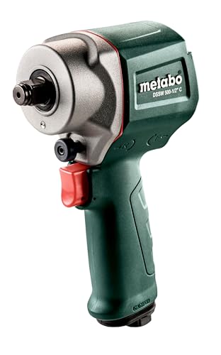 metabo Druckluft-Schlagschrauber DSSW 500-1/2" C - 1/2" Vierkantaufnahme, 540 Nm Drehmoment, 860 Nm Lösemoment, kompakt & leistungsstark - Für Kfz, Werkstatt, Reifenwechsel & professionelle Anwendung von metabo