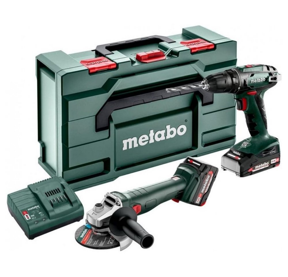 metabo Elektrowerkzeug-Set Combo Set 2.4.3- Akku-Maschinen-Combo Set - grün von metabo