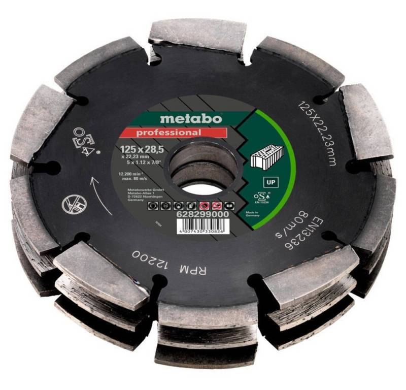 metabo Fräse Metabo 628299000 Nutfräser Hartmetall Länge 175 mm Produktabmessung von metabo