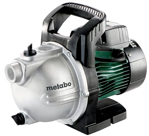 metabo Gartenpumpe P 2000 G – 600962000 – Bewässerungspumpe mit 2000 l/h Fördermenge – Ideal für 1-2 Regner – 450 W, 3 bar, 30 m Förderhöhe metabo Gartenpumpe P 2000 G – 600962000 – Bewässerungspumpe mit 2000 l/h Fördermenge – Ideal für 1-2 Regner – 450 W, 3 bar, 30 m Förderhöhe von metabo