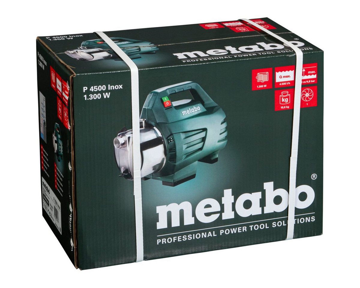 metabo Gartenpumpe P 4500 INOX Gartenpumpe metabo Gartenpumpe P 4500 INOX Gartenpumpe von metabo