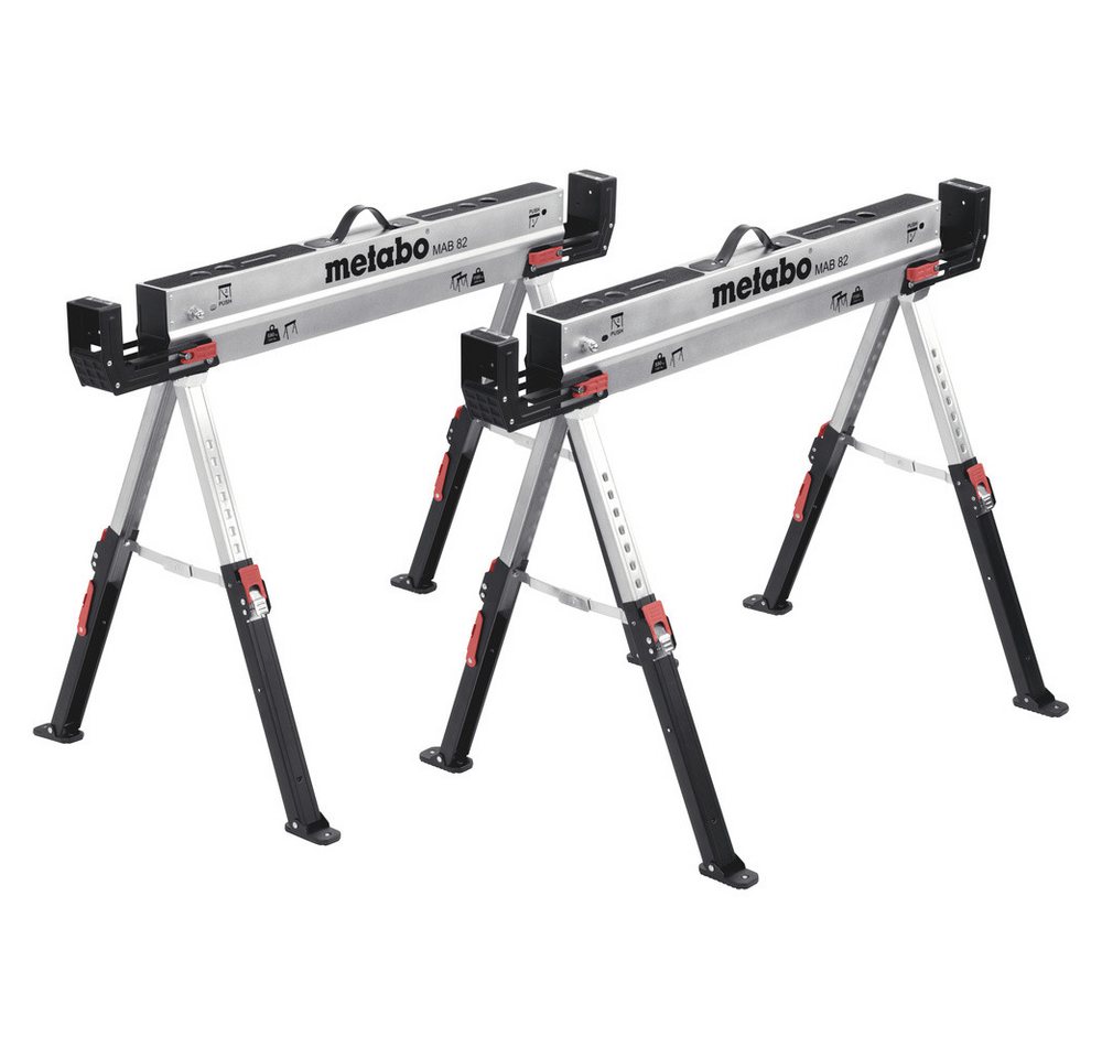 metabo Gerüst Metabo MAB 82 626990000 Arbeitsbock 590 kg 10.2 kg 2 St. metabo Gerüst Metabo MAB 82 626990000 Arbeitsbock 590 kg 10.2 kg 2 St. von metabo