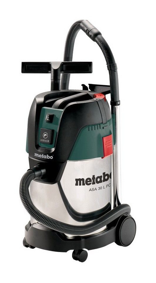 metabo Industriesauger ASA 30 L PC Inox, Allessauger mit manueller Filterabreinigung von metabo