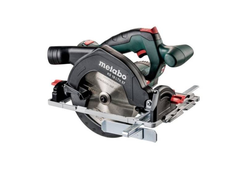 metabo Kompakt-Handkreissäge KS 18 LTX 57 18 V 165 mm Solo (601857890) - ohne Akku, ohne Lader von metabo