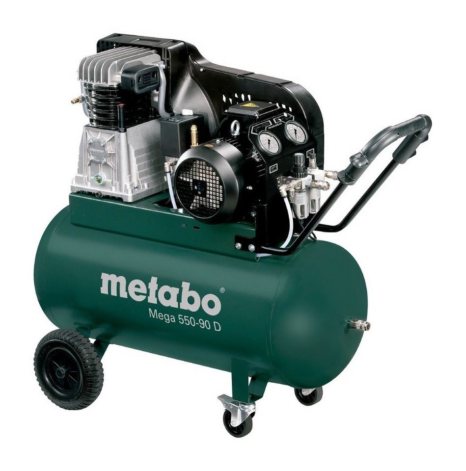 metabo Kompressor Mega 550-90 D, 3000 W, 90 l, Kompressor von metabo