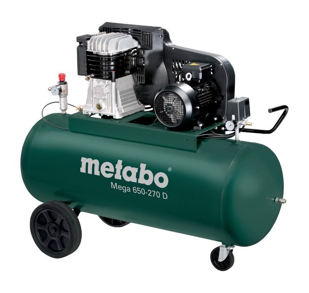 metabo Kompressor Mega 650-270 D, 4000 W, 270 l, Kompressor von metabo