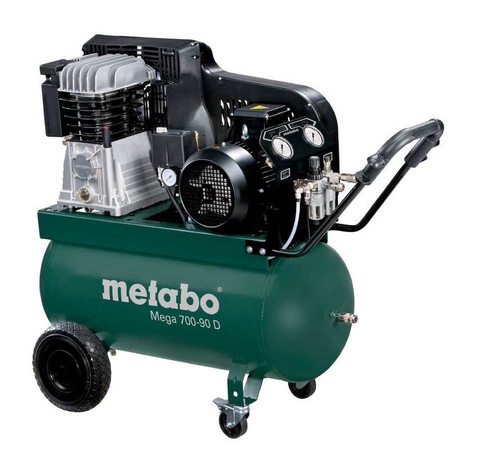 metabo Kompressor Mega 700-90 D, 4000 W, 90 l, Kompressor von metabo