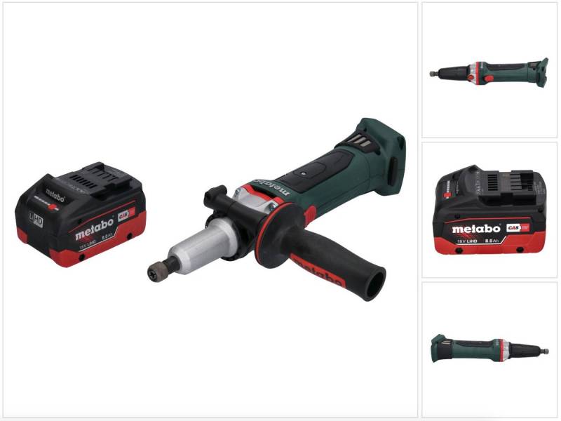 metabo Akku-Geradschleifer GA 18 LTX G Akku Geradschleifer 18 V 6 mm + 1x Akku 8,0 Ah - ohne Lad metabo Akku-Geradschleifer GA 18 LTX G Akku Geradschleifer 18 V 6 mm + 1x Akku 8,0 Ah - ohne Lad von metabo