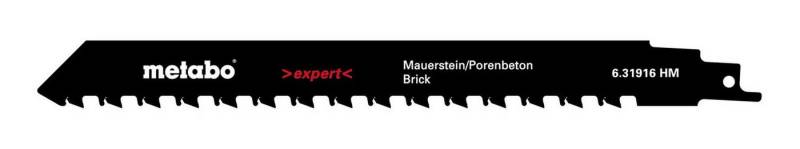 metabo Säbelsägeblatt, Mauerstein Porenbeton Serie expert 240 x 1,5 mm 12,7 / 2 TPI von metabo