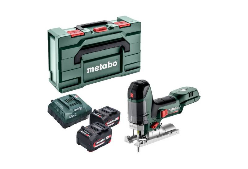 metabo Stichsäge ST 18 LT 130 BL 18V 130 mm Brushless + 2x Akku 4,0 Ah + Ladegerät von metabo