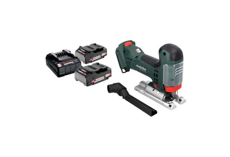 metabo Akku-Stichsäge STA 18 LTX 100 18 V Brushless + 2x Akku 2,0 Ah + Ladegerät metabo Akku-Stichsäge STA 18 LTX 100 18 V Brushless + 2x Akku 2,0 Ah + Ladegerät von metabo