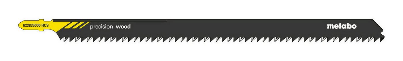 metabo Stichsägeblatt (3 Stück), Stichsägeblätter Holz Serie precision 220 4 mm von metabo