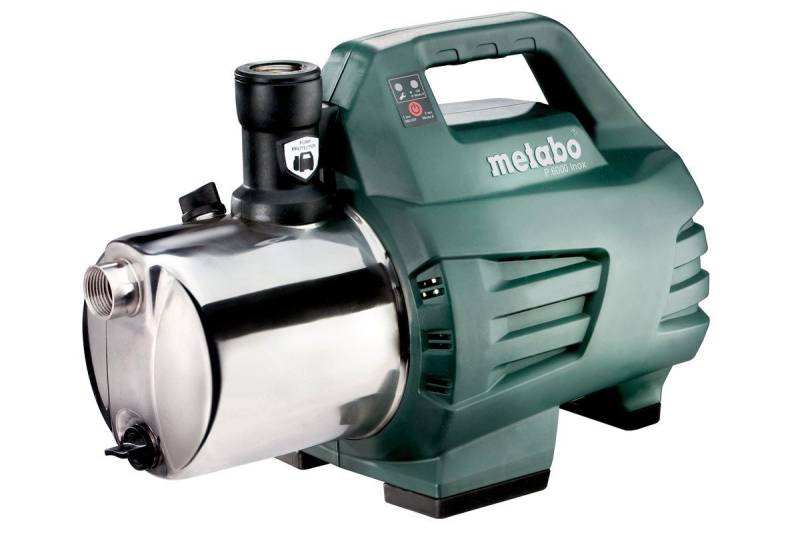 metabo Tauchpumpe Metabo Tauchpumpe P 6000 Gartenpumpe 5 bar Gartenbewässerung 1300 W von metabo
