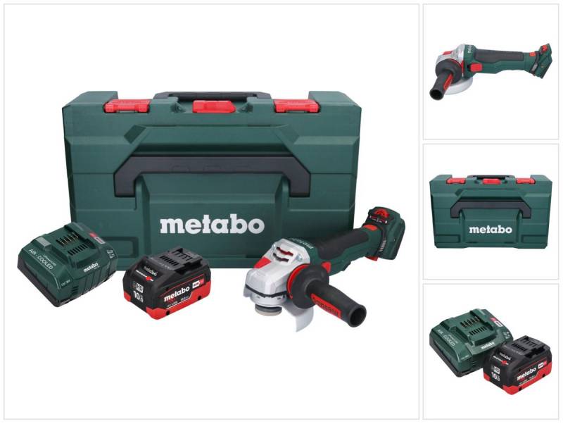 metabo Winkelschleifer WVB 18 LTX BL 15-125 Quick Winkelschleifer 125mm + 1 Akku 10Ah + Lader metabo Winkelschleifer WVB 18 LTX BL 15-125 Quick Winkelschleifer 125mm + 1 Akku 10Ah + Lader von metabo