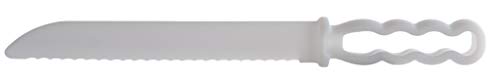 metakreon 2 Messer mittel - 27,5 cm - Kunststoff - Brotmesser - Brotsäge - Küchenmesser - Tortenmesser - Messerset von metakreon