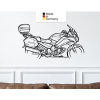 Fjr 1300 Motorrad Silhouette Wandkunst, Metall Geschenk, Motorraddekor von metalxcar