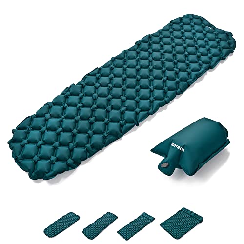 meteor Camping-Isomatte Outdoor Camping Matratze Leichte aufblasbare und Bequeme Matte für Backpacking Wandern und Reisen - Kompaktes und langlebiges Design Schlafmatte von meteor