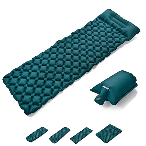 meteor Camping-Isomatte Outdoor Camping Matratze Leichte aufblasbare und Bequeme Matte für Backpacking Wandern und Reisen - Kompaktes und langlebiges Design Schlafmatte von meteor