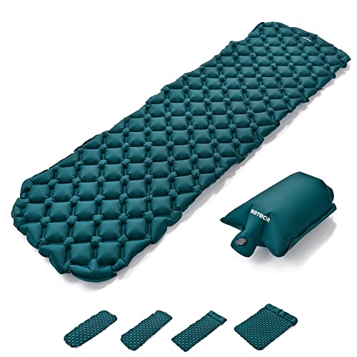 meteor Camping-Isomatte Outdoor Camping Matratze Leichte aufblasbare und Bequeme Matte für Backpacking Wandern und Reisen - Kompaktes und langlebiges Design Schlafmatte von meteor