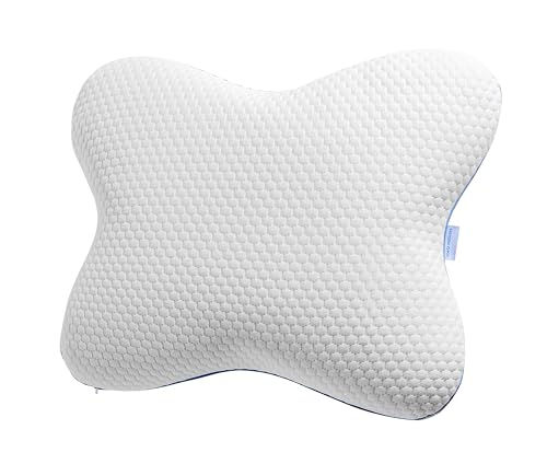 metz medicare Schlafkissen Maya - Orthopädisches Gesundheitskissen - gegen Nackenschmerzen - Seitenschläfer geeignet - Viskoelastischer Memory-Foam - 58 cm x 46 cm x 11,5 cm | Made IN Germany von metz medicare