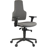 meychair Bürostuhl Workster Basic One, 79509 Stoff grau, Gestell schwarz von meychair