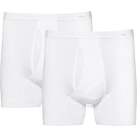 Mey Langer Boxer "SERIE NOBLESSE", (2er-Pack), Aufgesetzter Webbund, super soft von mey