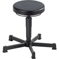 meychair Hocker Allround, PU-Sitz, Sitzhöhe 360-490 mm, Stahlbasis, Bodengleiter von meychair