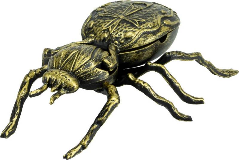 meytrade Aschenbecher Ascher Schildkröte, Fliege, Spinne mit Deckel Metall antik gold, animal meytrade Aschenbecher Ascher Schildkröte, Fliege, Spinne mit Deckel Metall antik gold, animal von meytrade
