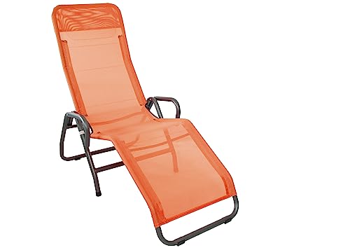 MFG Bäderliege Pool 3", anthrazit/terrakotta von MFG FREIZEITMÖBEL aus mecklenburg