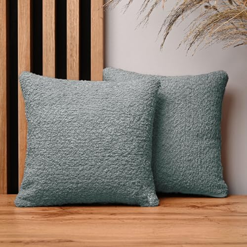mg design 2er Set Kissenbezug 30x30 cm Minze quadratisch - aus Chenille-Stoff, mit Reißverschluss - dekorative Kissenbezüge für Kissen 30x30 für Sofa, Deko Schlafzimmer, Deko Wohnzimmer mg design 2er Set Kissenbezug 30x30 cm Minze quadratisch - aus Chenille-Stoff, mit Reißverschluss - dekorative Kissenbezüge für Kissen 30x30 für Sofa, Deko Schlafzimmer, Deko Wohnzimmer von MG Design