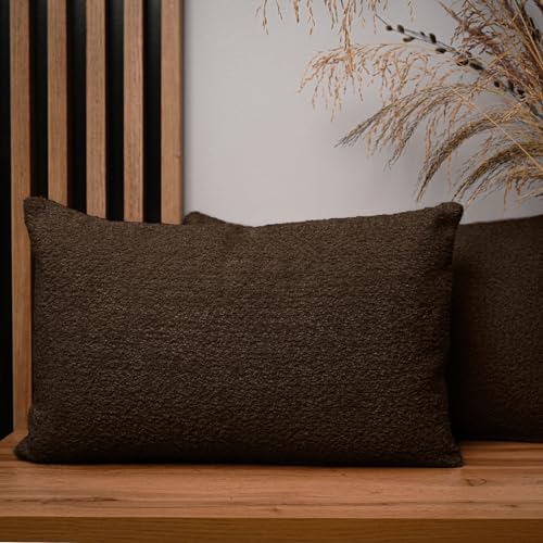 mg design 2er Set Kissenbezug 40x60 cm Schokolade rechteck - aus Chenille-Stoff, mit Reißverschluss - dekorative Kissenbezüge für Kissen 40x60 für Sofa, Deko Schlafzimmer, Deko Wohnzimmer mg design 2er Set Kissenbezug 40x60 cm Schokolade rechteck - aus Chenille-Stoff, mit Reißverschluss - dekorative Kissenbezüge für Kissen 40x60 für Sofa, Deko Schlafzimmer, Deko Wohnzimmer von mg design