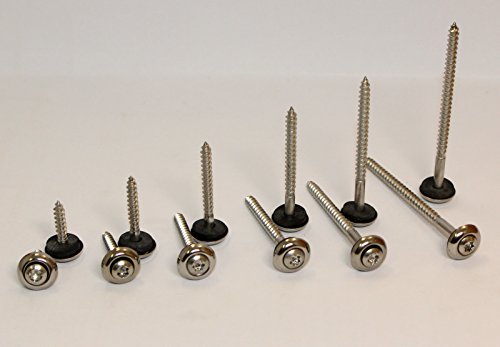 Spenglerschrauben Torx TX 25 4,5 x 25-4,5 x 80 mm Edelstahl A2 (4,5 x 65 (100 Stück)) von mgn-store