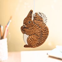 Eichhörnchen Keramik Weihnachtsdekoration/Handmade Porzellan Geschenk/Briefkasten Geschenk/Waldtier/Waldtier von mgstudiopottery